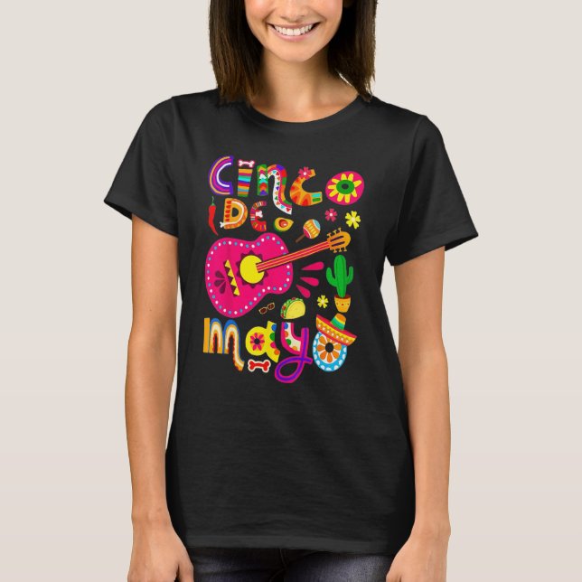 Cinco De Mayo Shirt Mexican Fiesta 5 De Mayo Women T Shirt (Framsida)