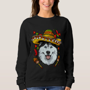 Cinco De Mayo Siberian husky Manar Women Kids Somb T Shirt