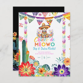 Cinco De Mayo Sip och Salsa Funny Cat FIESTA