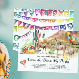 Cinco de Mayo | Social Avstånd vid Party Inbjudningar