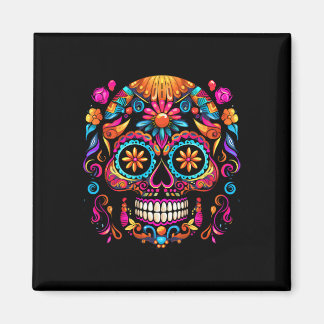 Cinco De Mayo Sockersull Dia De Los Muertos Dag O Magnet