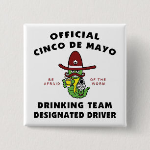 Cinco de Mayo som dricker den lag designerade Knapp