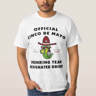 Cinco de Mayo som dricker den lag designerade T-shirt