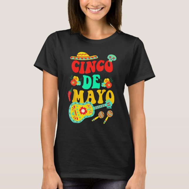 Cinco De Mayo Sombrero Mexican Fiesta 5 De for men T Shirt (Framsida)
