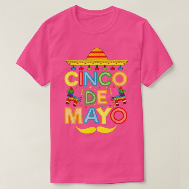 Cinco De Mayo Sombrero Mexican Fiesta 5 de Mayo Gi T Shirt (Design framsida)