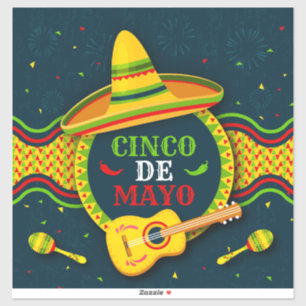 Cinco De Mayo Sticker Klistermärken