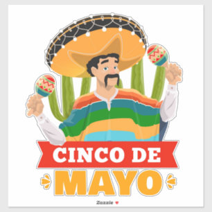 Cinco De Mayo Sticker Klistermärken