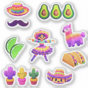 Cinco de Mayo Sticker Set Klistermärken