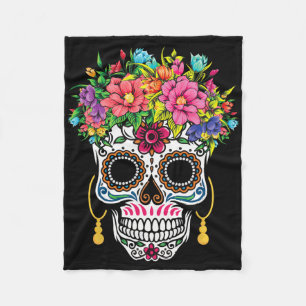 Cinco De Mayo Sugar Skull Dia de Los Muertos Day O Fleecefilt