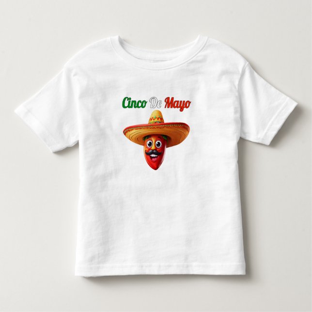 Cinco De Mayo T Shirt (Framsida)
