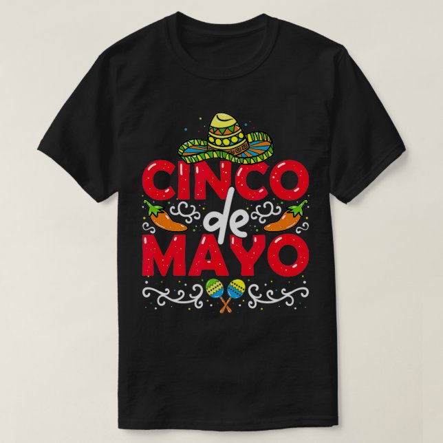 Cinco de Mayo T Shirt (Design framsida)