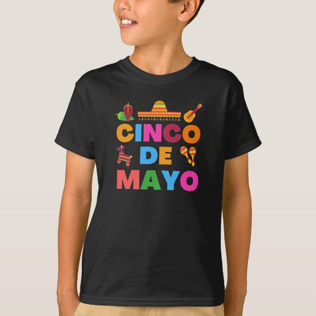 Cinco De Mayo T-Shirt (Framsida)