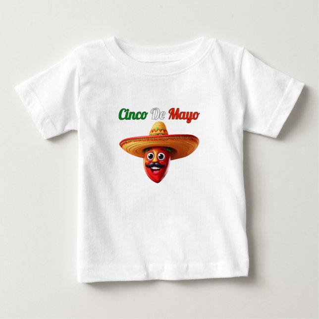 Cinco De Mayo T Shirt (Framsida)