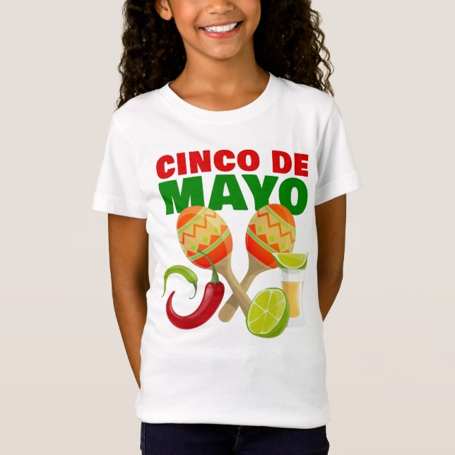 Cinco De Mayo T-Shirt (Framsida)