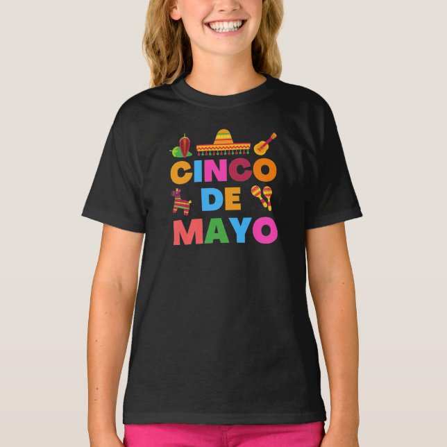 Cinco De Mayo T-Shirt (Framsida)