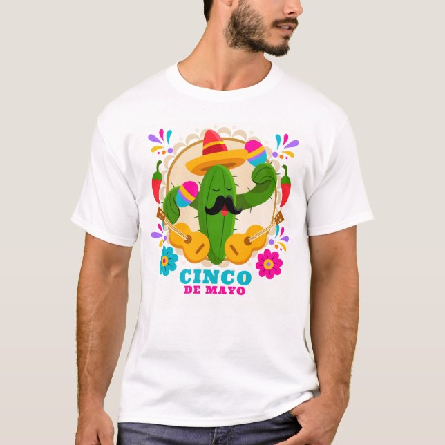Cinco De Mayo T-Shirt (Framsida)