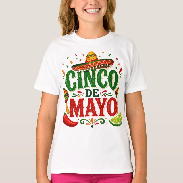 Cinco de Mayo T-Shirt (Framsida)
