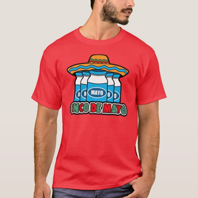 Cinco De Mayo T-shirt (Framsida)