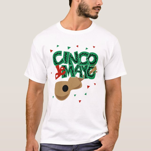 Cinco de Mayo t-skjorta Tee Shirt (Framsida)