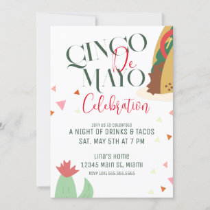Cinco De Mayo Taco-fest Inbjudningar