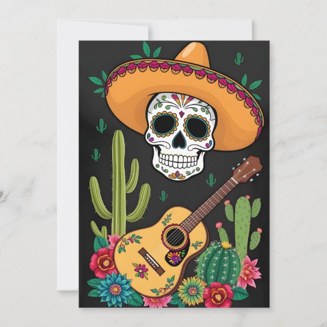 Cinco De Mayo Taco-kort Inbjudningar (Framsida)