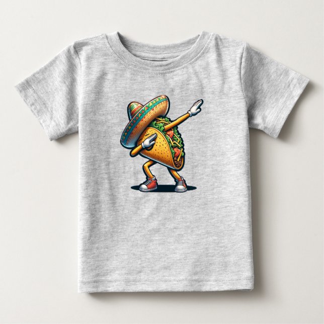 Cinco de Mayo Taco T Shirt (Framsida)