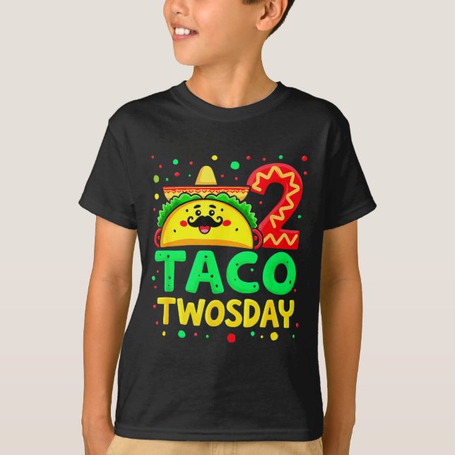 Cinco De Mayo Taco Twosday 2-årsfest _4  T Shirt (Framsida)