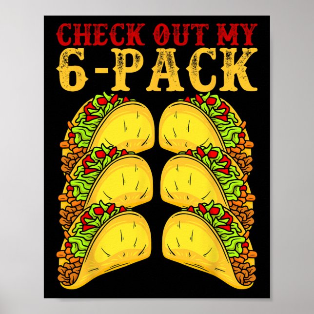 Cinco De Mayo Tacos Älskare Gymnast - Kolla Min 6 Poster (Framsidan)