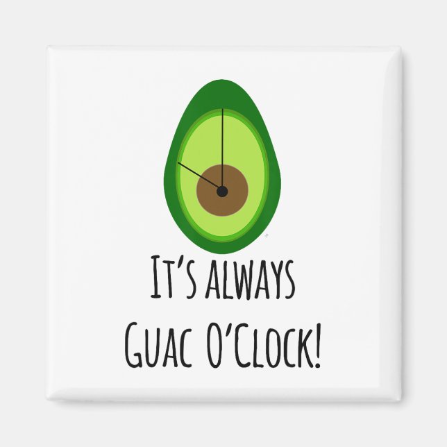 Cinco De Mayo Tee Guacamole Älskare Shirt Magnet (Framsidan)