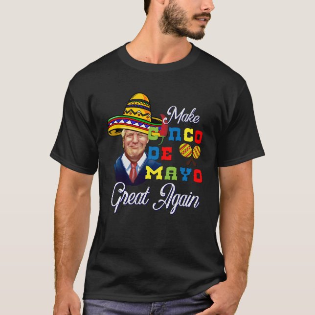 Cinco De Mayo Tequila Tacos Mexican Beer Happy Cin T Shirt (Framsida)