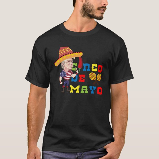 Cinco De Mayo Tequila Tacos Mexican Beer Happy Cin T Shirt (Framsida)