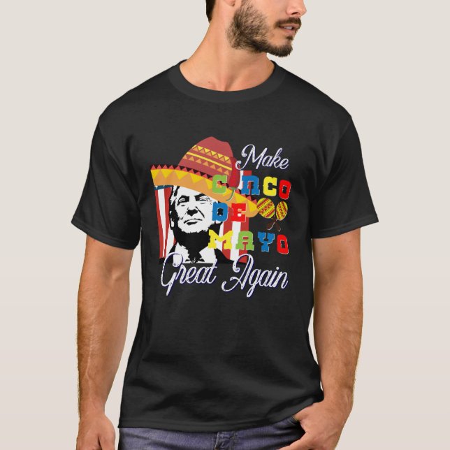 Cinco De Mayo Tequila Tacos Mexican Beer Happy Cin T Shirt (Framsida)