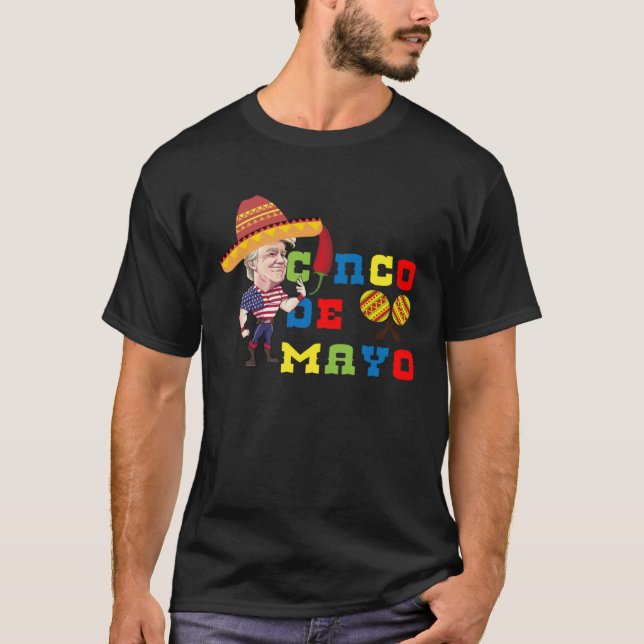 Cinco De Mayo Tequila Tacos Mexican Beer Happy Cin T Shirt (Framsida)