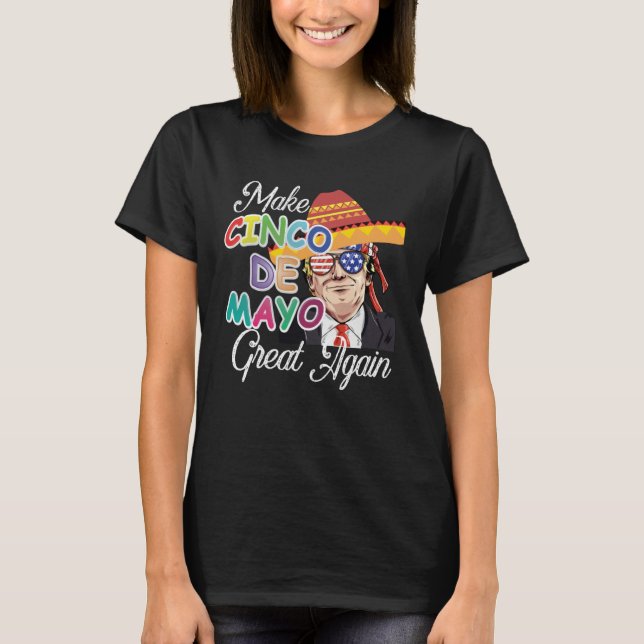 Cinco De Mayo Tequila Tacos Mexican Beer Happy Cin T Shirt (Framsida)