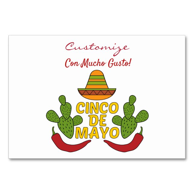 Cinco de Mayo Thunder_Cove Bordsnummer (Framsidan)