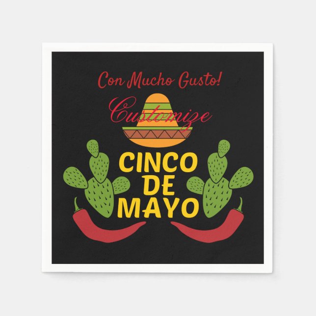 Cinco de Mayo Thunder_Cove Pappersservett (Framsidan)