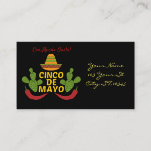 Cinco de Mayo Thunder_Cove Visitkort