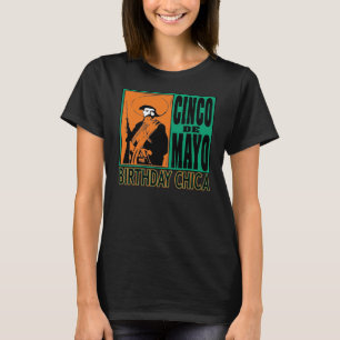 Cinco de Mayo Tjej Glad Födelsedag 5 Maj T Shirt
