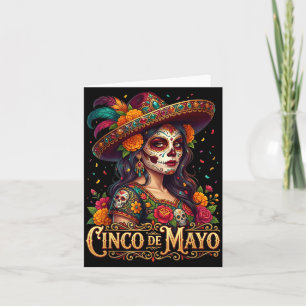 Cinco De Mayo Tjej Mexikansk Fiesta 5 De Mayo _4 Kort