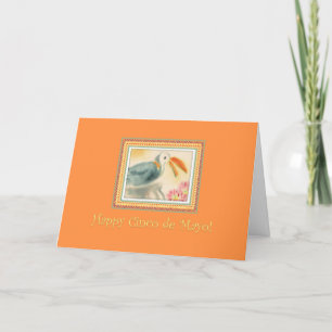 Cinco de Mayo Toucan om Orange Kort
