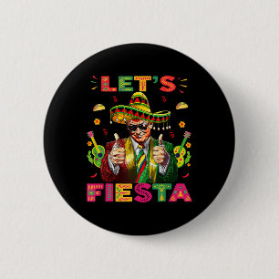 Cinco De Mayo Trump Taco Rolig Mexikansk Trump Låt Knapp
