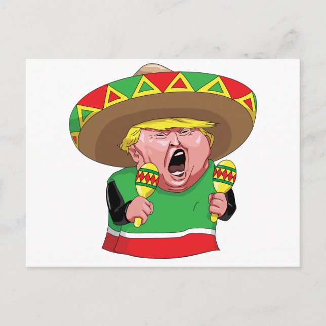 Cinco de Mayo trump Vykort (Framsida)