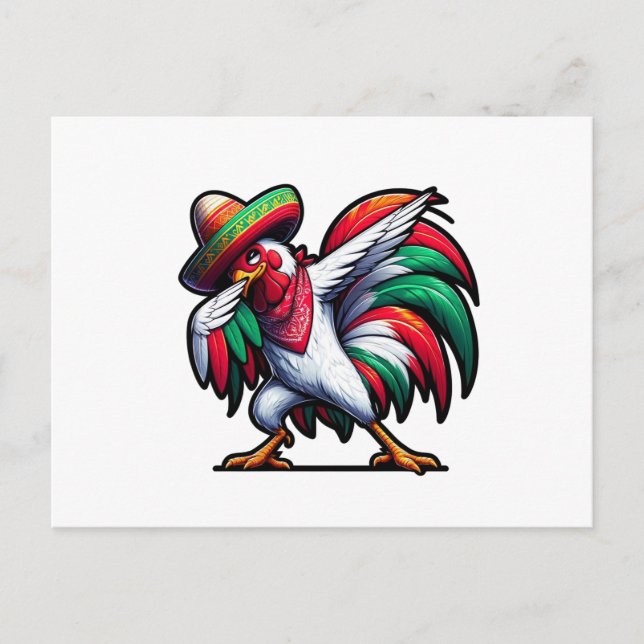 Cinco de Mayo Tupp Vykort (Framsida)