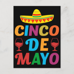 cinco-de-mayo-var-mexikansk-fest-t-shirt-design vykort