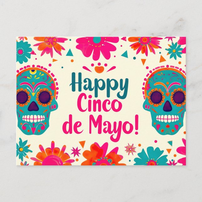 Cinco de Mayo vycard Helg Vykort (Framsida)