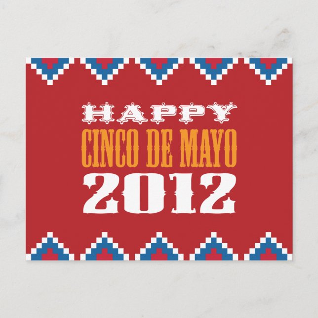 Cinco de Mayo vycard Vykort (Framsida)