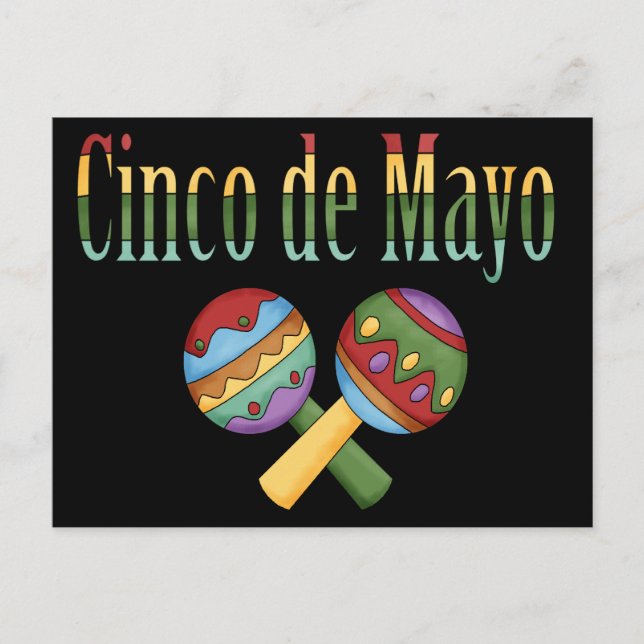 Cinco de Mayo Vykort (Framsida)