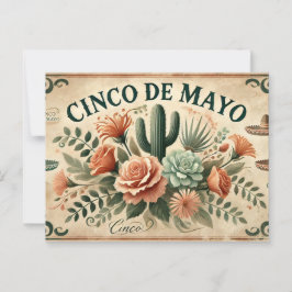 Cinco de Mayo Vykort