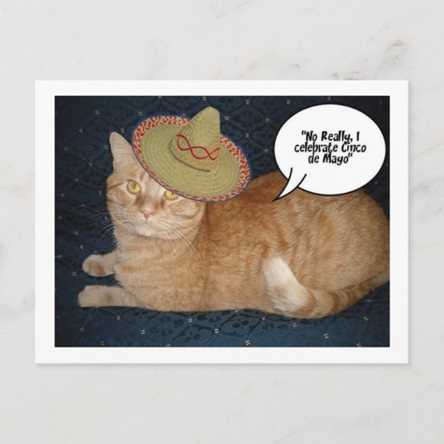 Cinco de Mayo Vykort (Framsida)