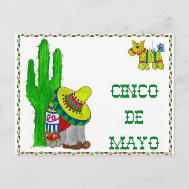 CINCO DE MAYO VYKORT (Framsida)